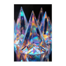 Holographic Crystal Prism Acrylic Wall Art |