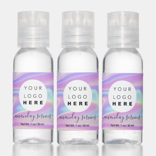 Holographic Custom Logo Small Business Hand Sanitizer