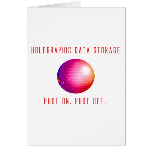 Holographic Data Storage Cards (Front)