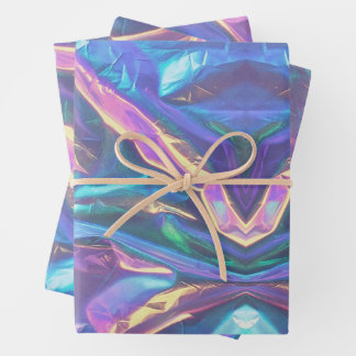Holographic Dream Wrapping Paper Sheets