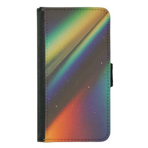 Holographic Dusted Glow Abstract Retro Overlay Samsung Galaxy S5 Wallet Case
