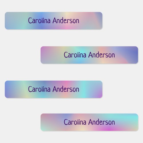 holographic  effect  labels