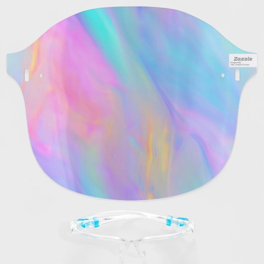 Holographic Face Shield (Front w/Glasses)