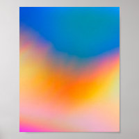 Holographic Foil Colorful Vibrant Abstract
