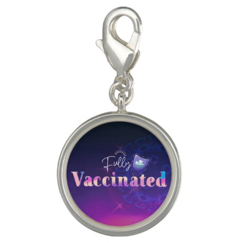 Holographic Fully Vaccinated Shield  Charm