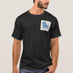 Holographic Geometric Lion Tee