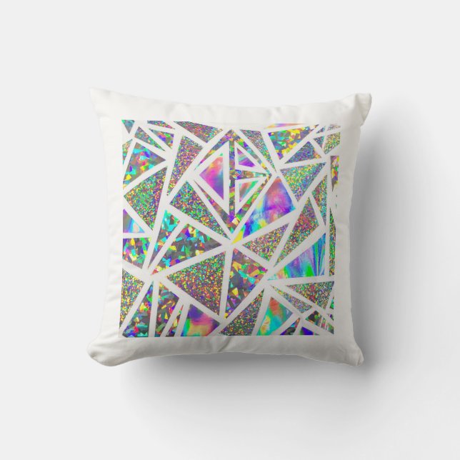 Holographic Geometric Pillow (Front)