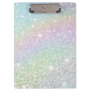 Holographic Glitter Clipboard