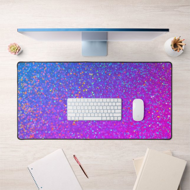 holographic glitter desk mat (Office 1)
