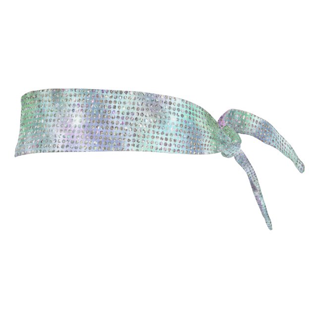 Holographic Glitter Tie Headband (Rotate 90)