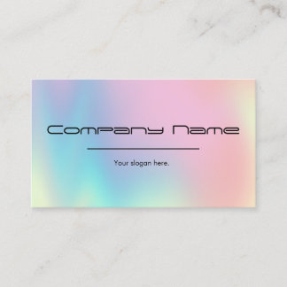 Holographic Gradient Business Cards