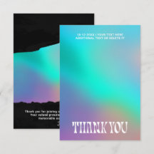 Holographic Groovy Retro Grunge Photo or Logo