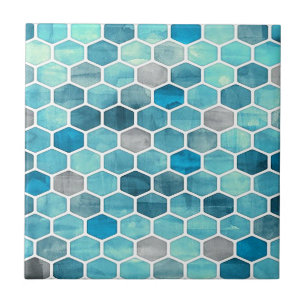 Holographic Honeycomb! Ceramic Tile
