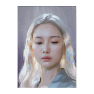 Holographic Light Feminine Art