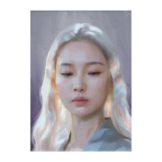 Holographic Light Feminine Art