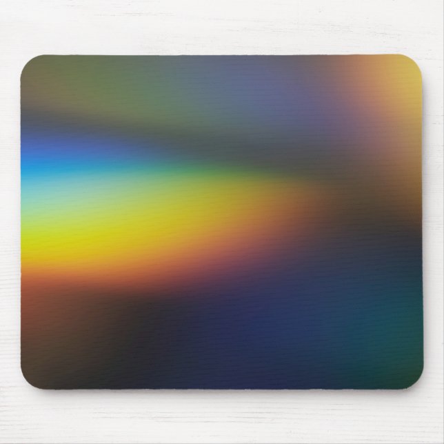 HOLOGRAPHIC LIGHT LEAK MOUSE PAD (Front)