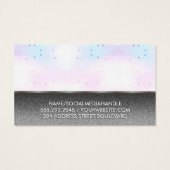 Holographic Mosaic Geometric | Silver Glitter (Back)