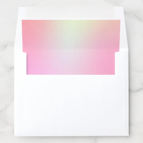 Holographic Ombre Envelope Liner
