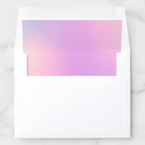 Holographic Ombre Envelope Liner