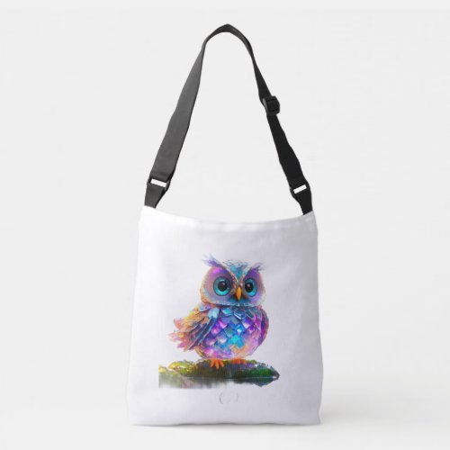 Holographic Owl Crossbody Bag