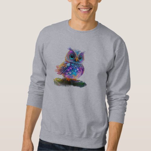 Holographic Owl Sweatshirt