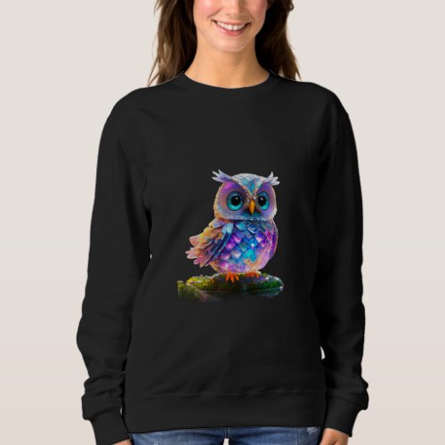 Holographic Owl Sweatshirt