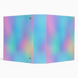 Holographic Pastel Dream 3 Ring Binder