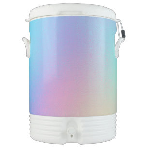 Holographic Pastel Dream Beverage Cooler