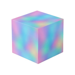Holographic Pastel Dream Cube