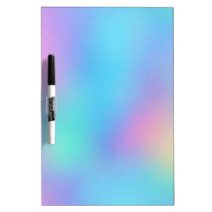 Holographic Pastel Dream Dry Erase Board