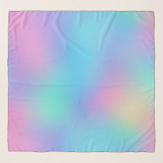 Holographic Pastel Dream Scarf