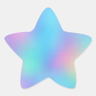 Holographic Pastel Dream Star Sticker