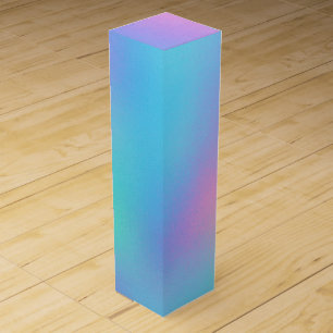 Holographic Pastel Dream Wine Box