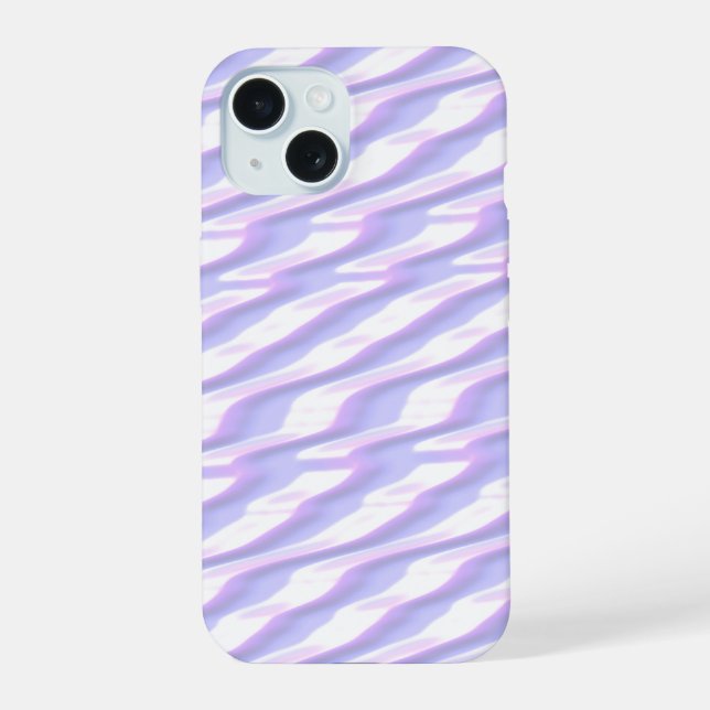 Holographic Pattern, Abstract iPhone 15 Case (Back)