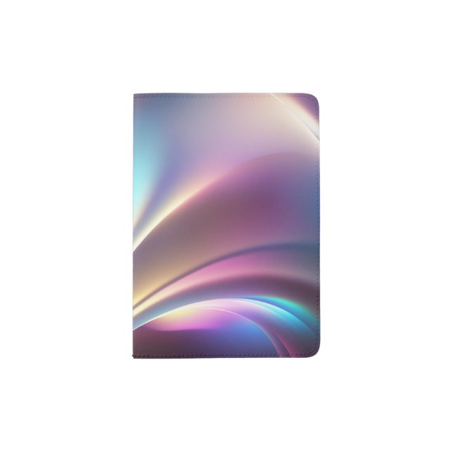 Holographic pattern passport holder (Front)