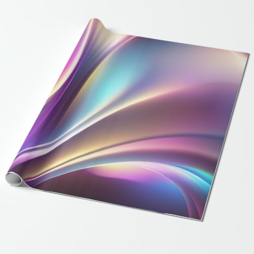 Holographic pattern wrapping paper