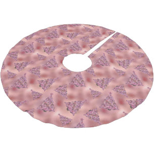 Blush Pink Christmas Tree Skirts Zazzle