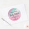Holographic Pink Glitter Product Labels