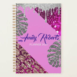Holographic Purple Glitter Luxury Glam Planner