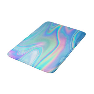 Holographic Rainbow Abstract Bath Mat