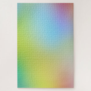 Holographic Rainbow Bokeh Blur Colorful Gradient Jigsaw Puzzle
