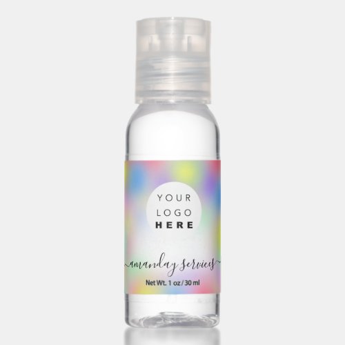 Holographic Rainbow  Logo Color Therapy Hand Sanitizer