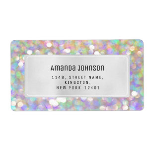 Holographic RSVP Framed Boutique Online Gray Label