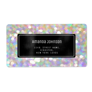 Holographic RSVP Framed Boutique Online Shop Label