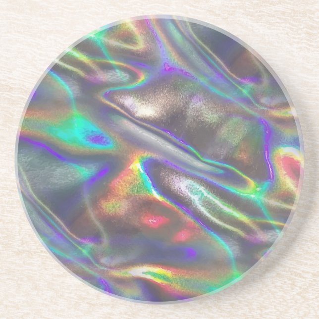 holographic sandstone coaster (Front)