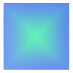 Holographic Shiny diamond blue to aquamarine green Acrylic Print