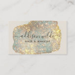 Holographic Signature Script Modern Glam Glitter Business Card<br><div class="desc">Holographic Signature Script Modern Glam Glitter Business Card. This design features a classy signature script style font set against a beautiful modern iridescent sparkle background. Perfect for a beauty salon,  hair stylist,  makeup artist,  or cosmetologist.</div>
