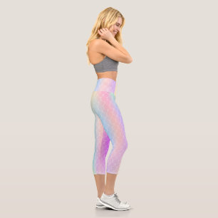 holographic siren with gradient capri leggings