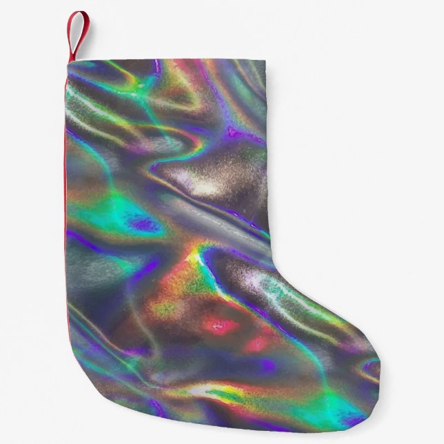 holographic small christmas stocking (Front)