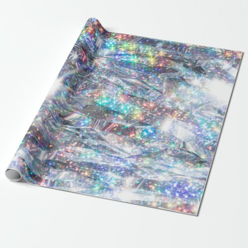 Holographic Sparkle Glitter Wrapping Paper